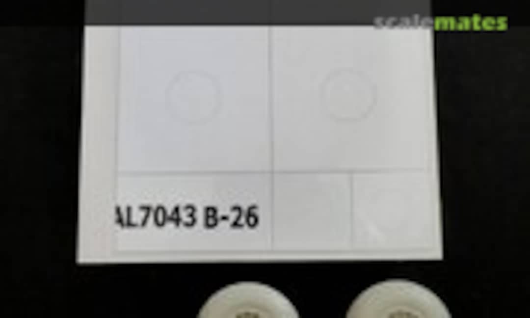 1:72 B-26 Marauder Early Wheels Diamond Tread (PlusModel AL7043) AL7043