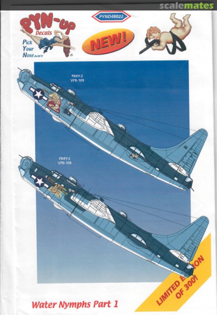 Boxart Water Nymphs Part 1 PYND48022 Pyn-Up Decals Boxart Water Nymphs Part 1 PYND48022 Pyn-Up Decals