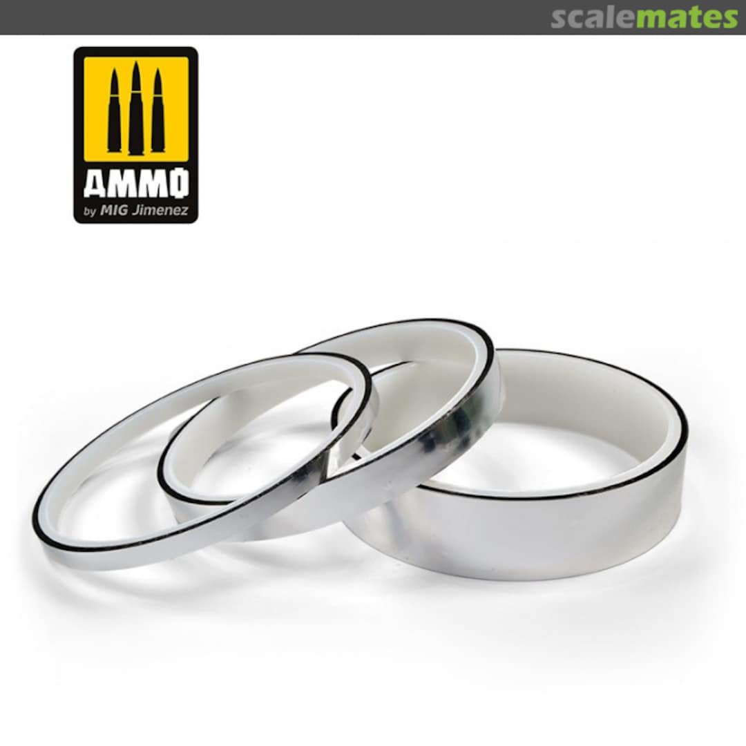 Boxart Chrome Tape 10mm x 10m A.MIG-8253 Ammo by Mig Jimenez