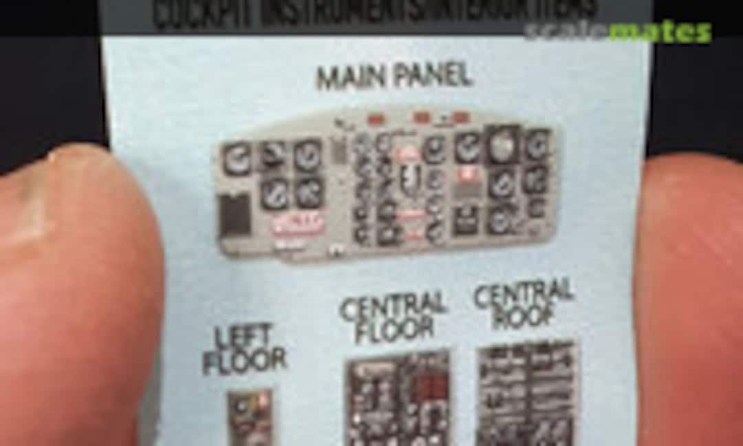 1:48 Bell UH-1C Huey - Cockpit Instrumentation (Kits-World KW3D1481066) KW3D1481066