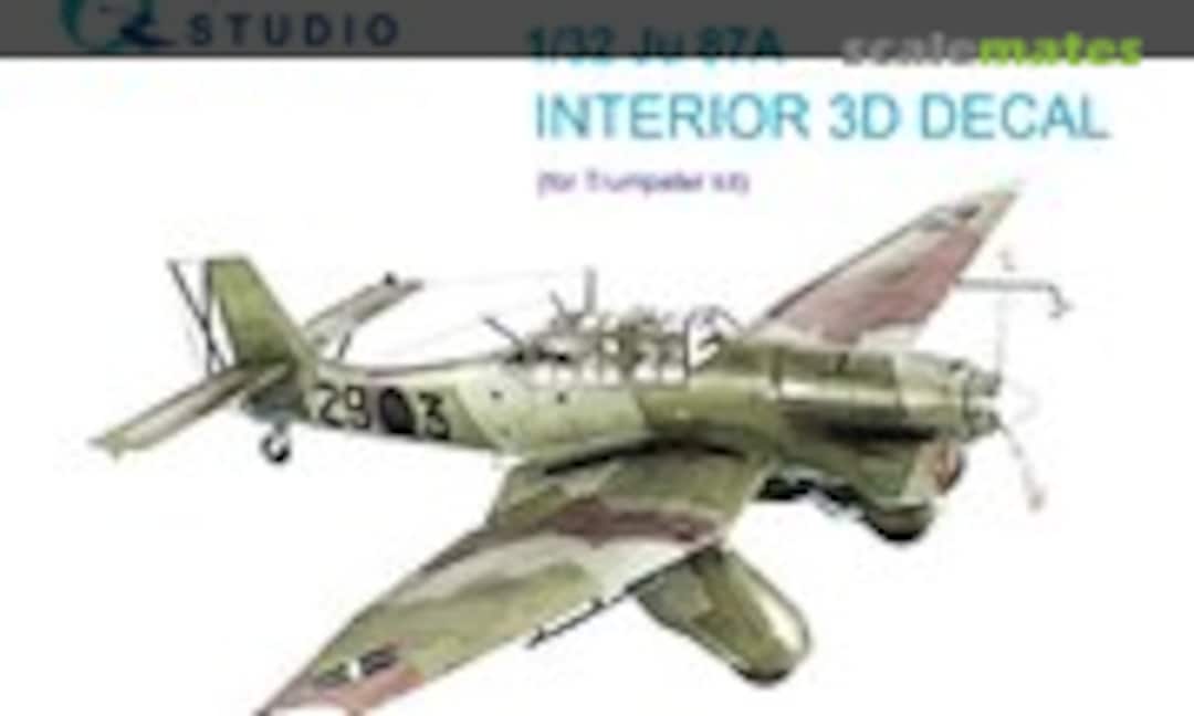 1:32 Ju 87A interior 3D decals (Quinta Studio QD32091) QD32091