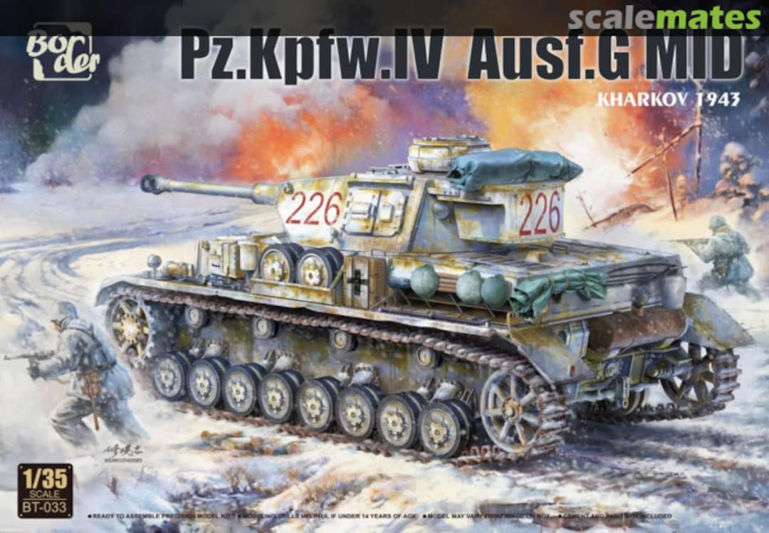 Boxart Pz.Kpfw. IV Ausf. G MID BT-033 Border Model Boxart Pz.Kpfw. IV Ausf. G MID BT-033 Border Model