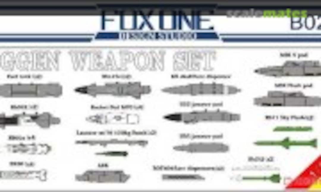 1:144 Viggen Weapon Set (FoxOne Design Studio B025) B025