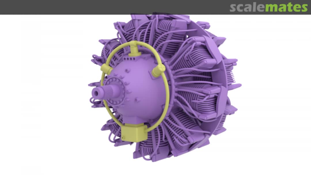 Boxart Wright R-3350-26WA Duplex Cyclone Engine Set TTM32002 TTModelworks Boxart Wright R-3350-26WA Duplex Cyclone Engine Set TTM32002 TTModelworks