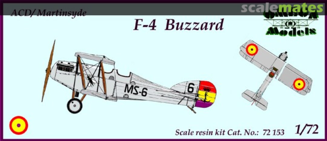 Boxart ACD/Martinsyde F-4 Buzzard 72153 Omega Models Boxart ACD/Martinsyde F-4 Buzzard 72153 Omega Models
