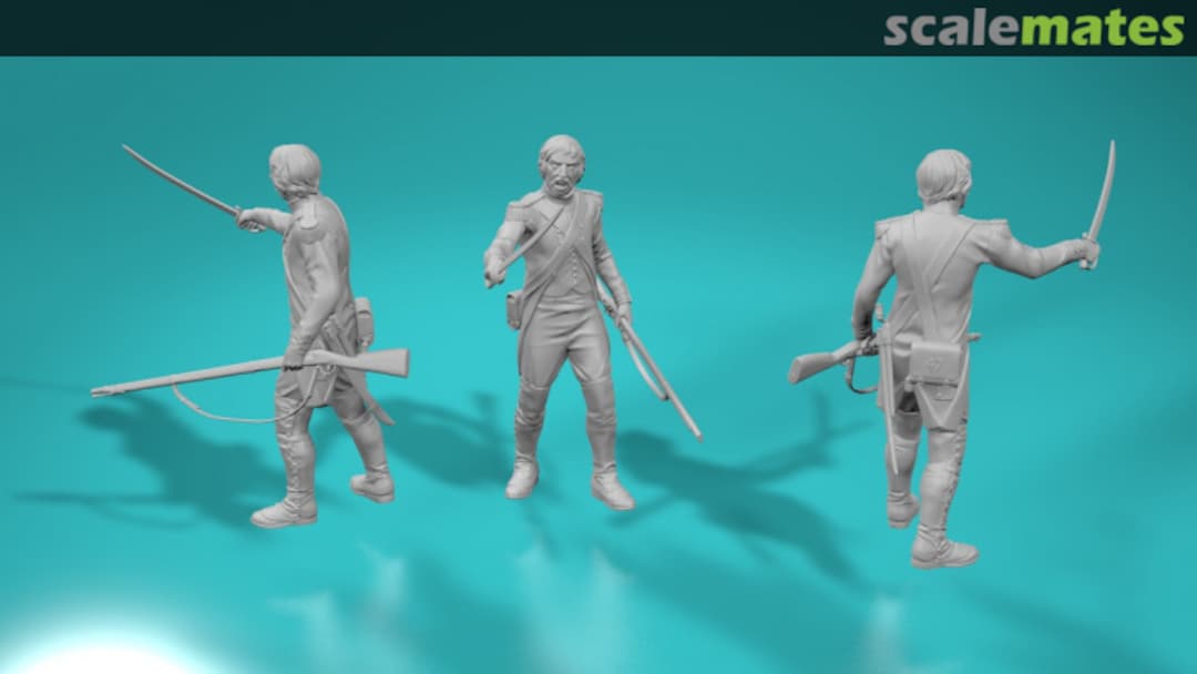 Boxart The War on the Iberian Peninsula - Napoleonic Fusilier - pose no. 2 99203608-35 EMP3d