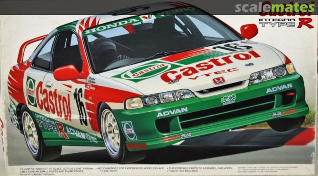Boxart Honda Integra Type R Castrol 06218 Fujimi