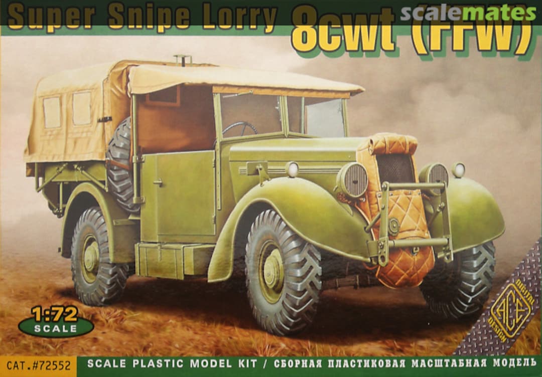 Boxart Super Snipe Lorry 8CWT FFW 72552 ACE Boxart Super Snipe Lorry 8CWT FFW 72552 ACE