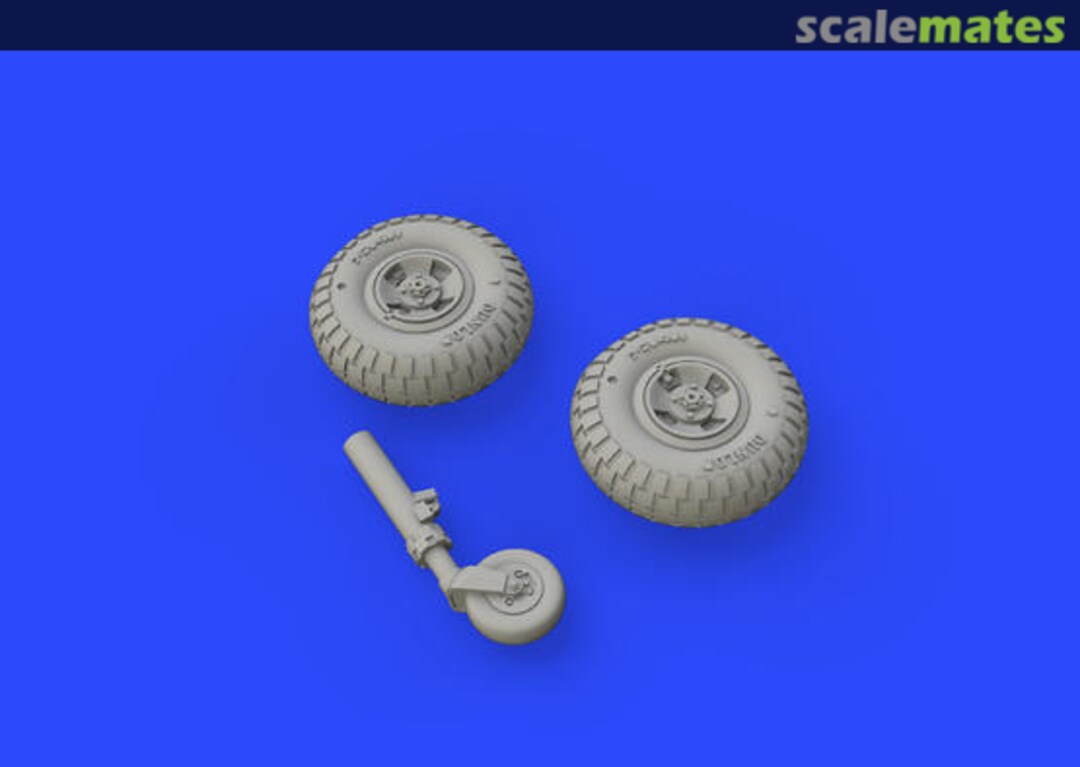 Boxart Spitfire Mk.VIII wheels - 4 spoke w/ pattern 672147 Eduard Boxart Spitfire Mk.VIII wheels - 4 spoke w/ pattern 672147 Eduard