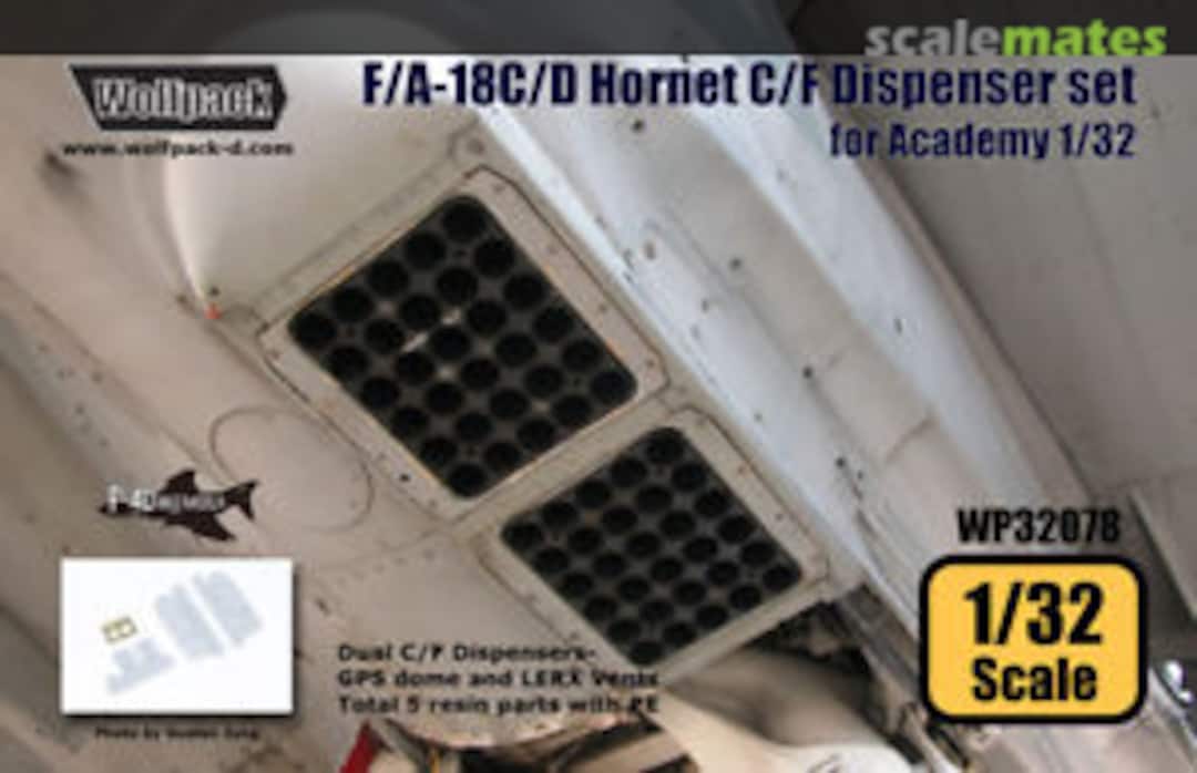 Boxart F/A-18C/D Hornet C/F Dispenser set WP32078 Wolfpack Boxart F/A-18C/D Hornet C/F Dispenser set WP32078 Wolfpack