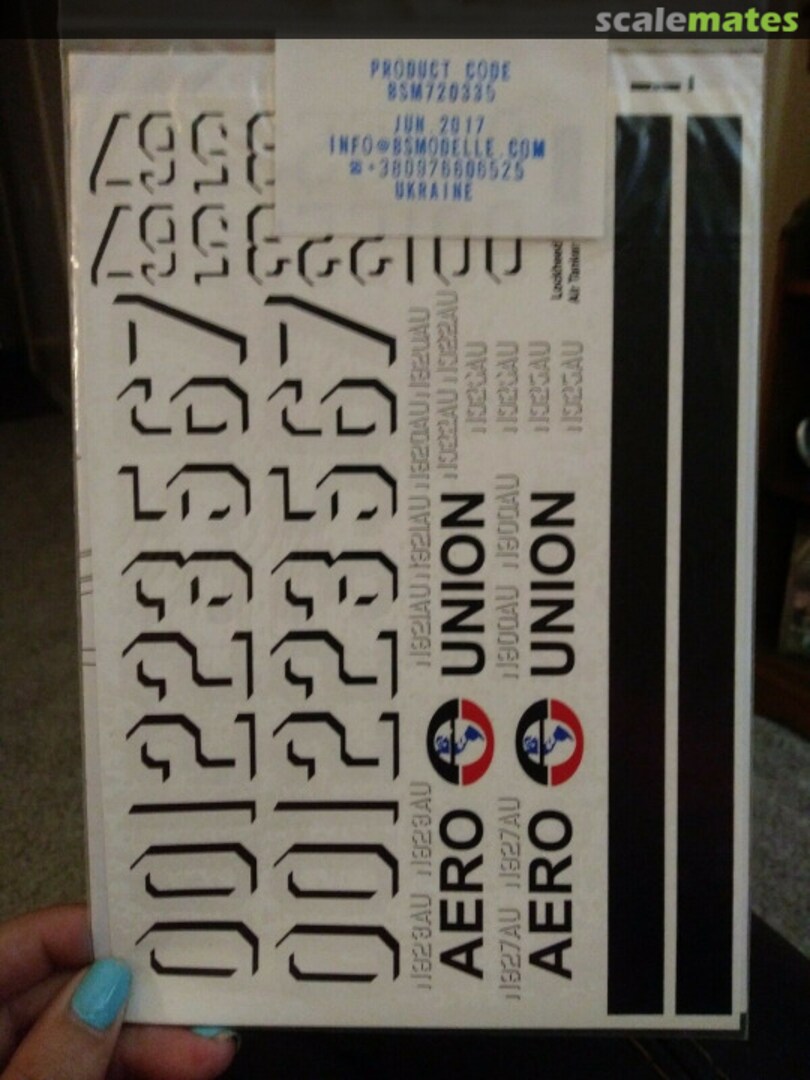 Boxart Lockheed P-3 Aerostar Aero Union BSM720335 BSmodelle Boxart Lockheed P-3 Aerostar Aero Union BSM720335 BSmodelle