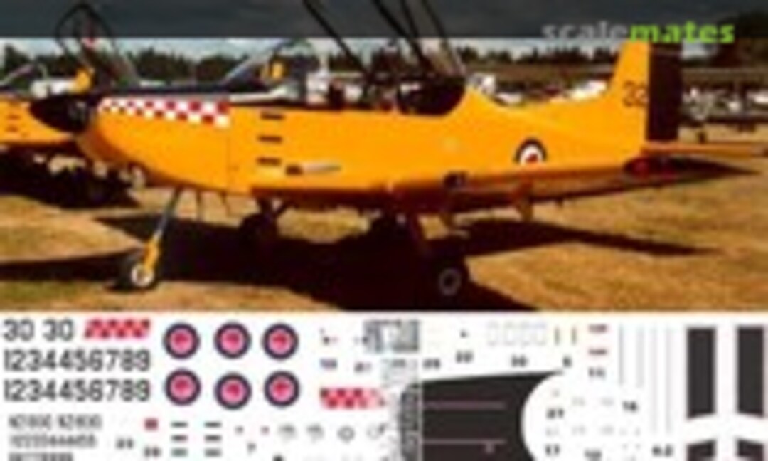 1:48 RNZAF PAC CT-4B Airtrainer Yellow scheme (Oldmodels Decals OMD0371) OMD0371