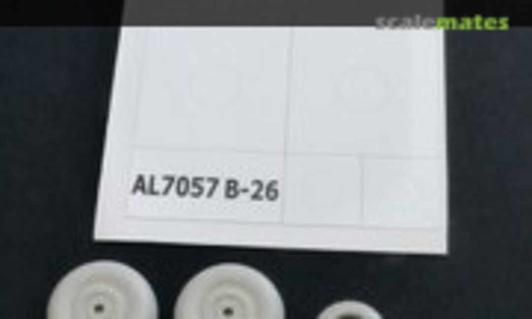 1:72 B-26 Marauder Late Wheels Diamond Tread (PlusModel AL7057) AL7057