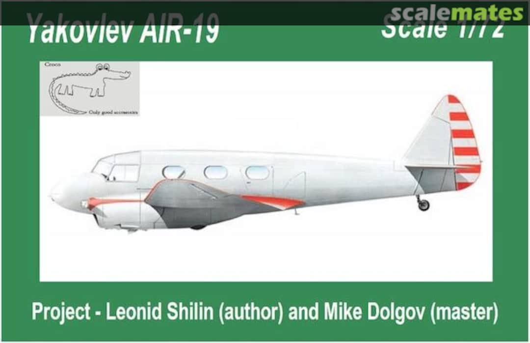 Boxart Yakovlev AIR-19 CMD7227 Croco Models Boxart Yakovlev AIR-19 CMD7227 Croco Models