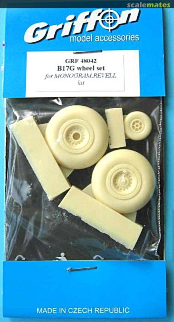 Boxart B-17G wheel set GRF48042 Griffon Model Accessories Boxart B-17G wheel set GRF48042 Griffon Model Accessories