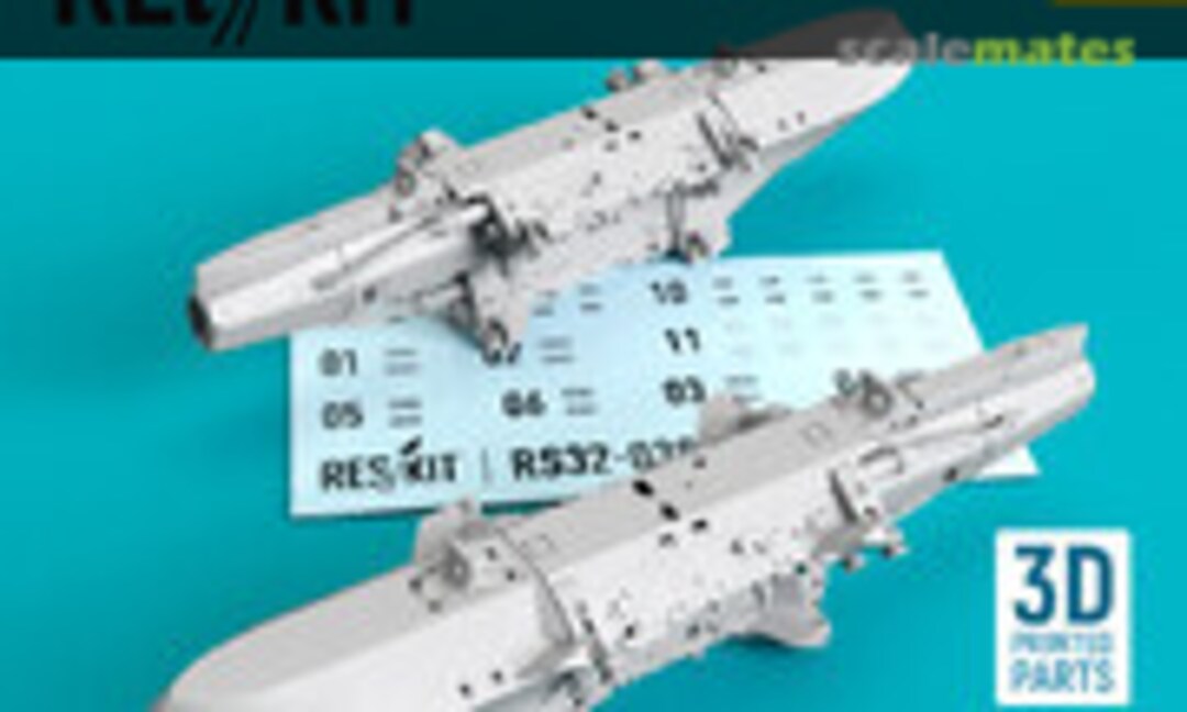 1:32 TER-9/A MOD Triple Ejector Rack for F-16 (ResKit RS32-0387) RS32-0387