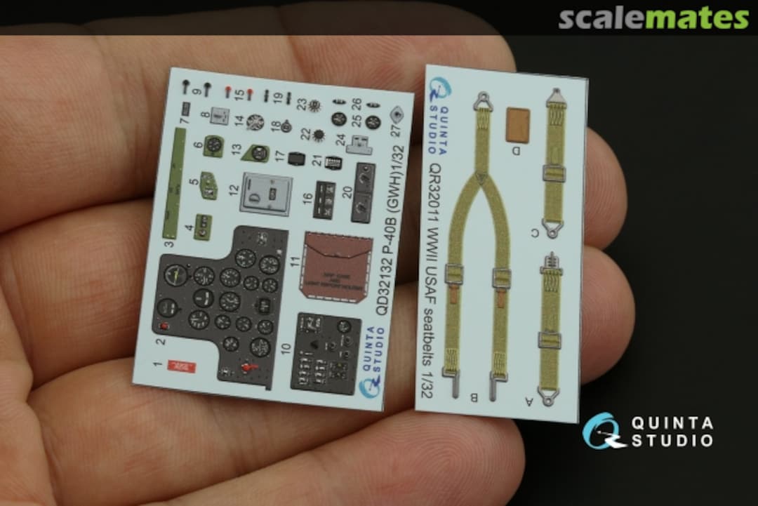 Contents P-40B Warhawk interior 3D decals QD32132 Quinta Studio Contents P-40B Warhawk interior 3D decals QD32132 Quinta Studio