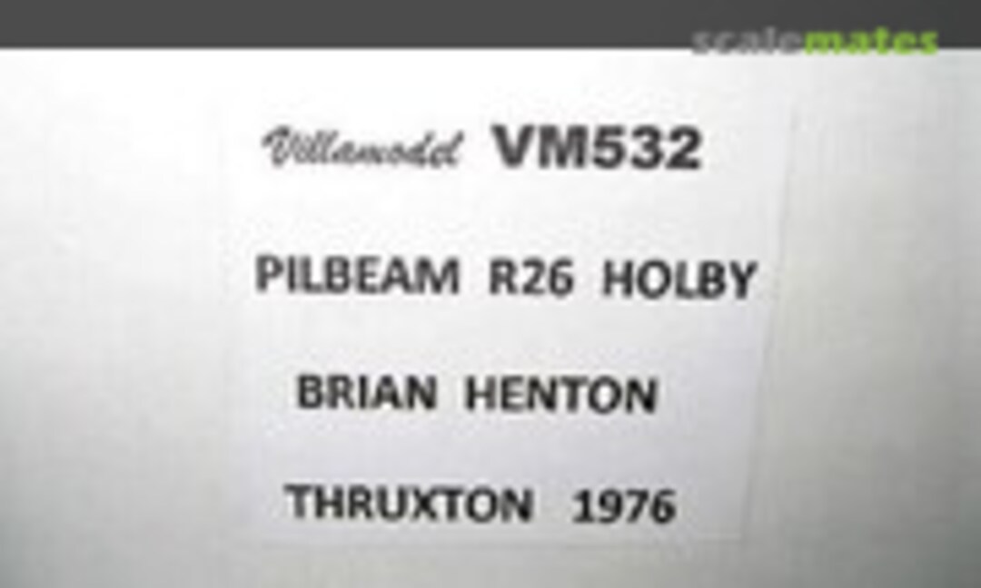 1:43 Pilbeam-Abarth R26 "BP" (Villa Models VM532) VM532