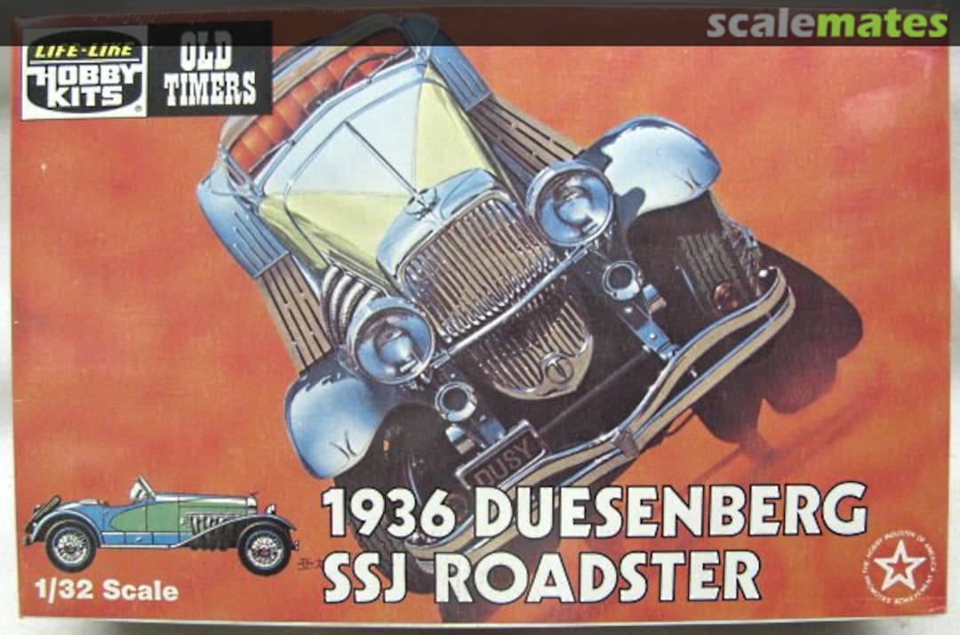 Boxart 1936 Duesenberg SSJ Roadster 09450 LIFE-LIKE Hobby Kits Boxart 1936 Duesenberg SSJ Roadster 09450 LIFE-LIKE Hobby Kits