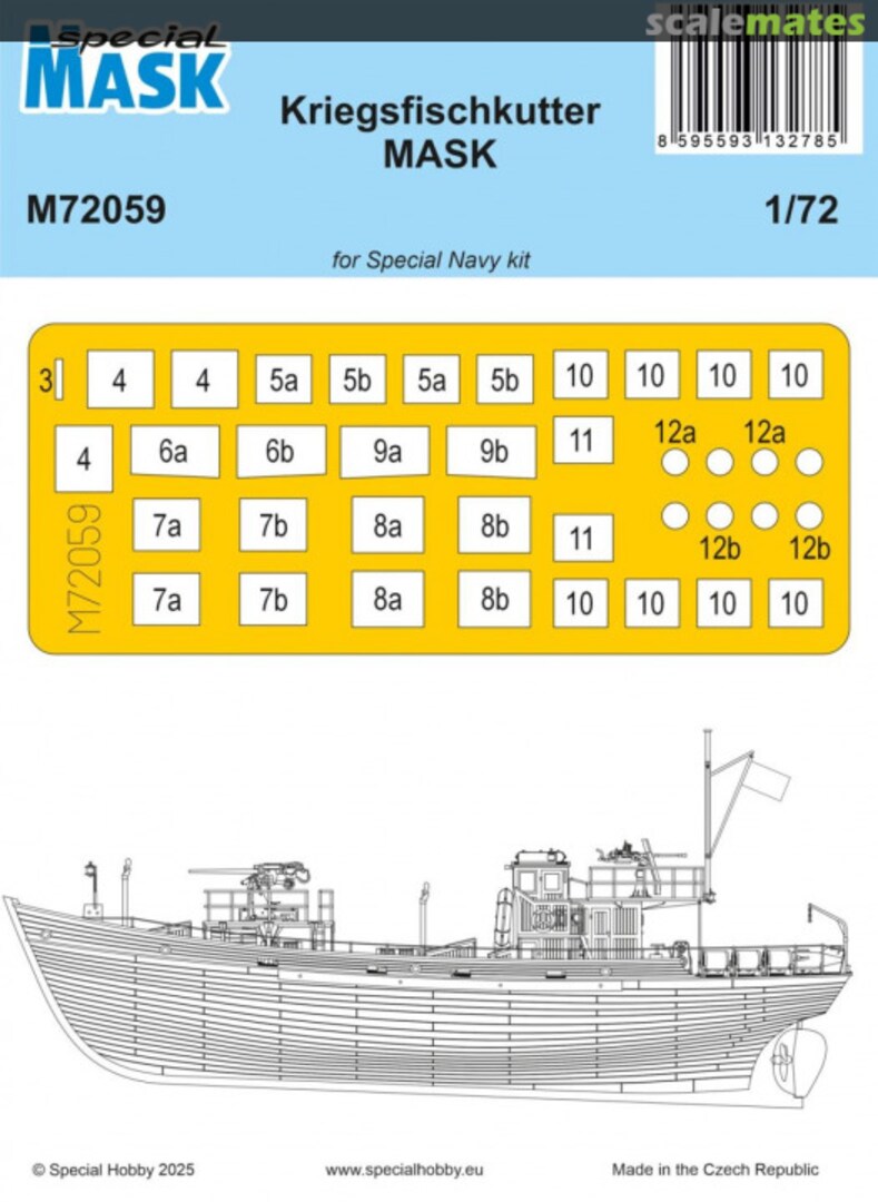 Boxart Kriegsfischkutter Mask M72059 Special Mask Boxart Kriegsfischkutter Mask M72059 Special Mask