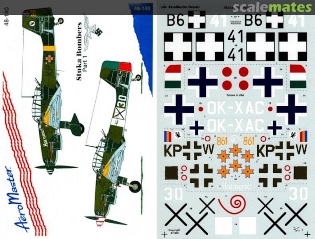 Boxart Stuka Bombers Part 1 48-140 AeroMaster Boxart Stuka Bombers Part 1 48-140 AeroMaster