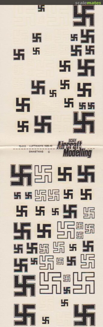 Boxart Luftwaffe 1935-43 Swastikas 72-013 Scale Aircraft Modelling Boxart Luftwaffe 1935-43 Swastikas 72-013 Scale Aircraft Modelling