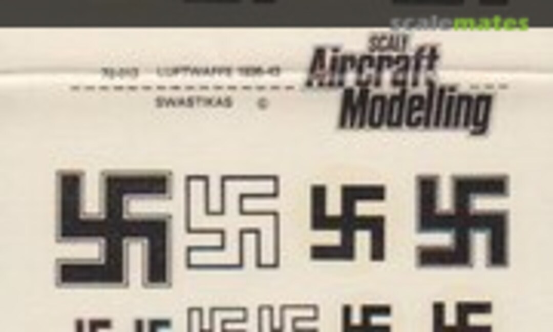 1:72 Luftwaffe 1935-43 Swastikas (Scale Aircraft Modelling 72-013) 72-013