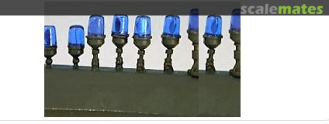 Boxart Vehicle Blue Beacons & Bases (10pcs) A115B Accurate Armour