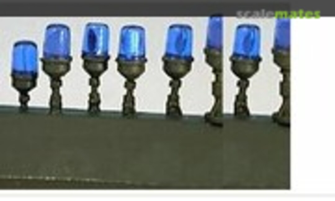 1:35 Vehicle Blue Beacons & Bases (10pcs) (Accurate Armour A115B)