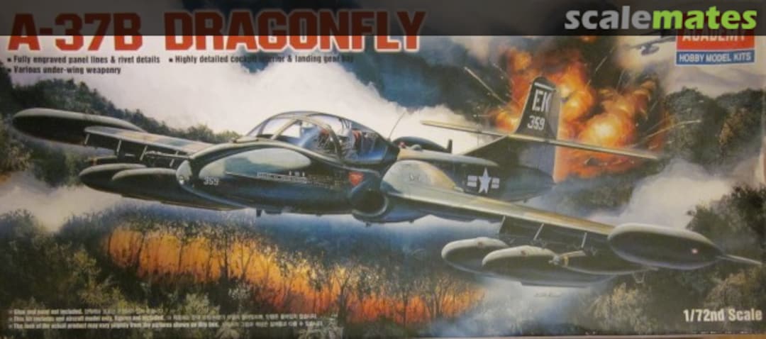 Boxart A-37B Dragonfly 1663 Academy