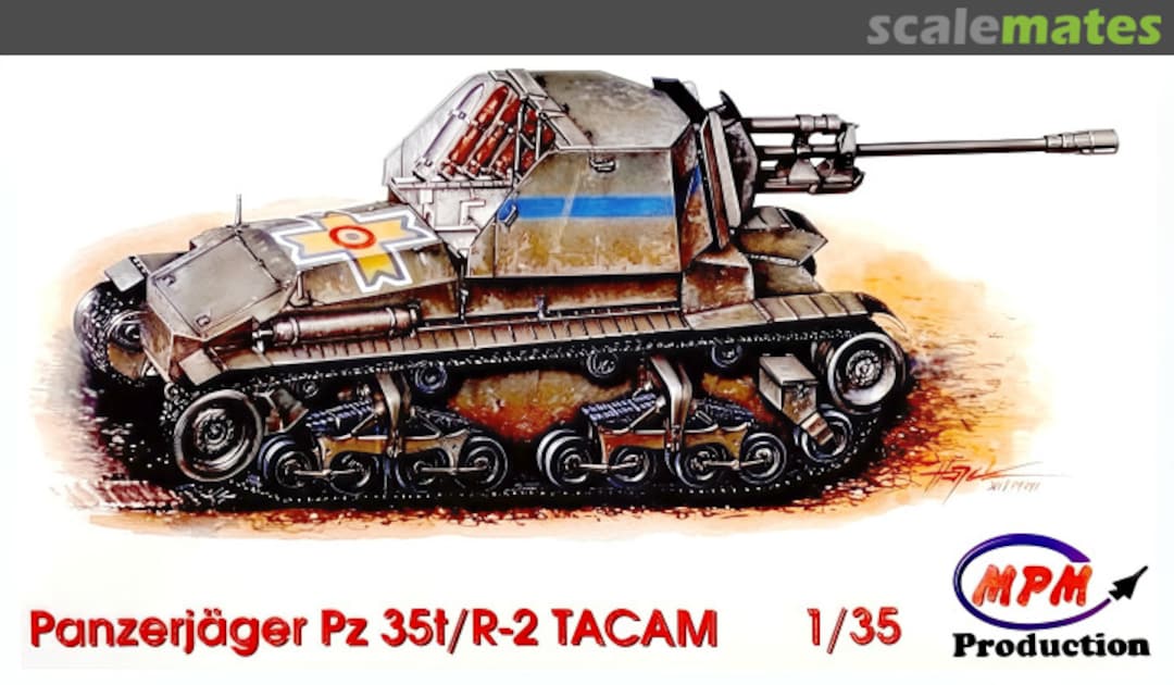 Boxart Panzerjäger Pz 35t/R-2 TACAM T35022 MPM Production