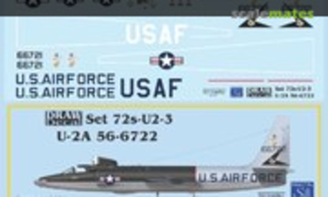 1:72 Lockheed U-2A 56-6722 (Draw Decal 72-U2-3) 72-U2-3