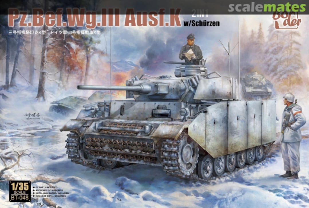 Boxart Pz.Bef.Wg.III Ausf.K BT-048 Border Model