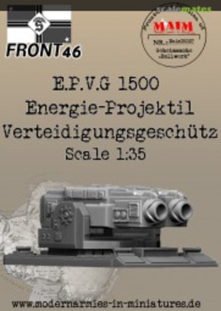 Boxart E.P.V.G 1500 - Energie-Projektil Verteidigungsgeschütz -Front46- MAIM35327 MAiM Boxart E.P.V.G 1500 - Energie-Projektil Verteidigungsgeschütz -Front46- MAIM35327 MAiM