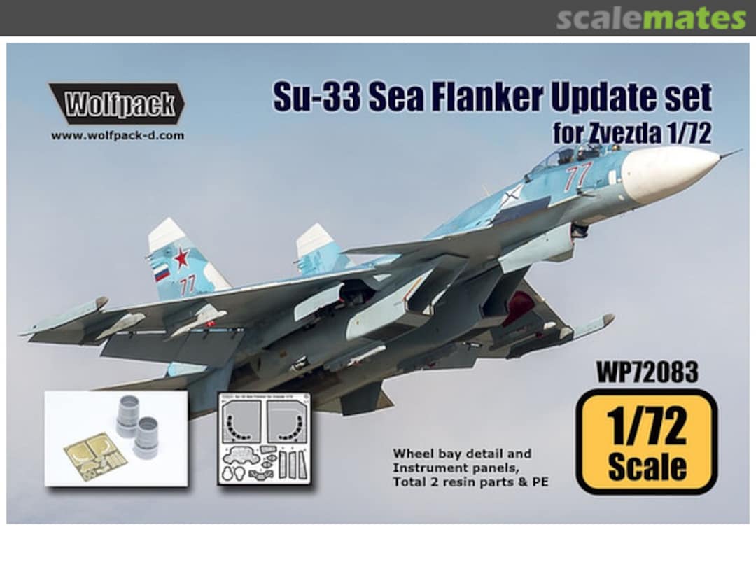 Boxart Su-33 Sea Flanker Update set WP72083 Wolfpack Boxart Su-33 Sea Flanker Update set WP72083 Wolfpack