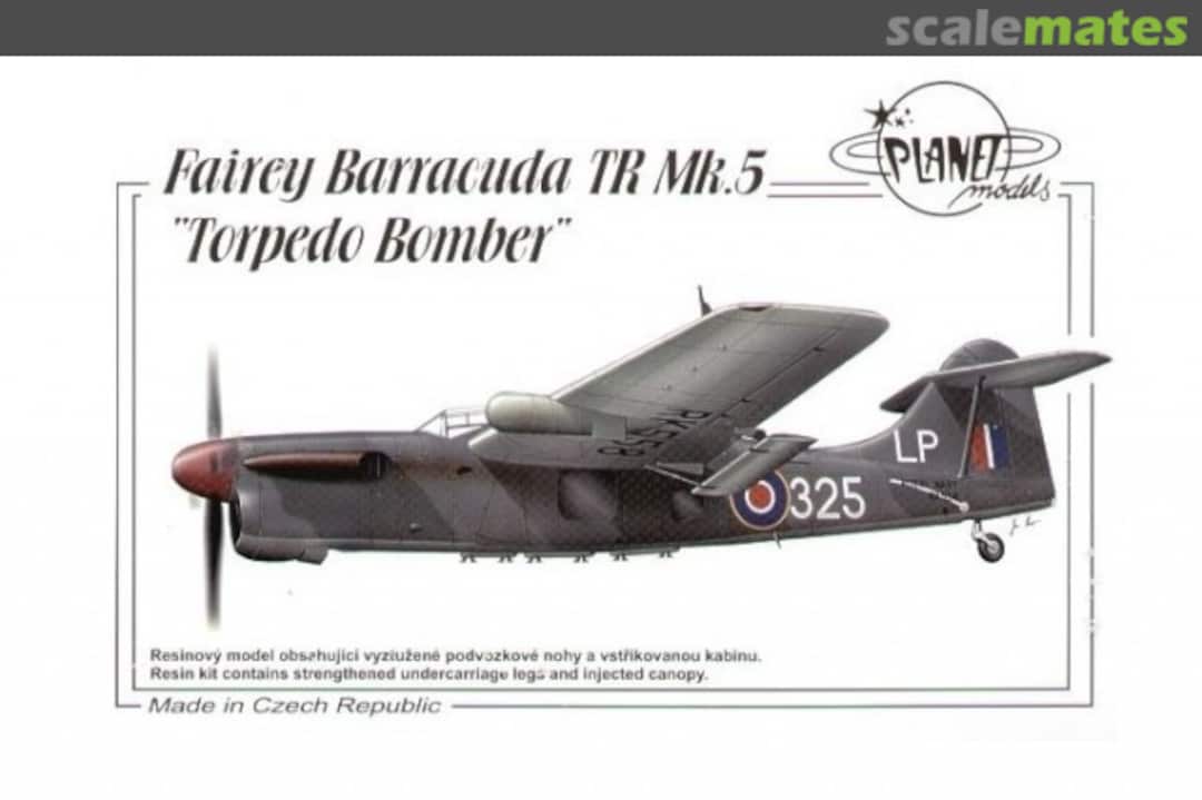 Boxart Fairey Barracuda TR Mk.5 PLT157 Planet Models Boxart Fairey Barracuda TR Mk.5 PLT157 Planet Models