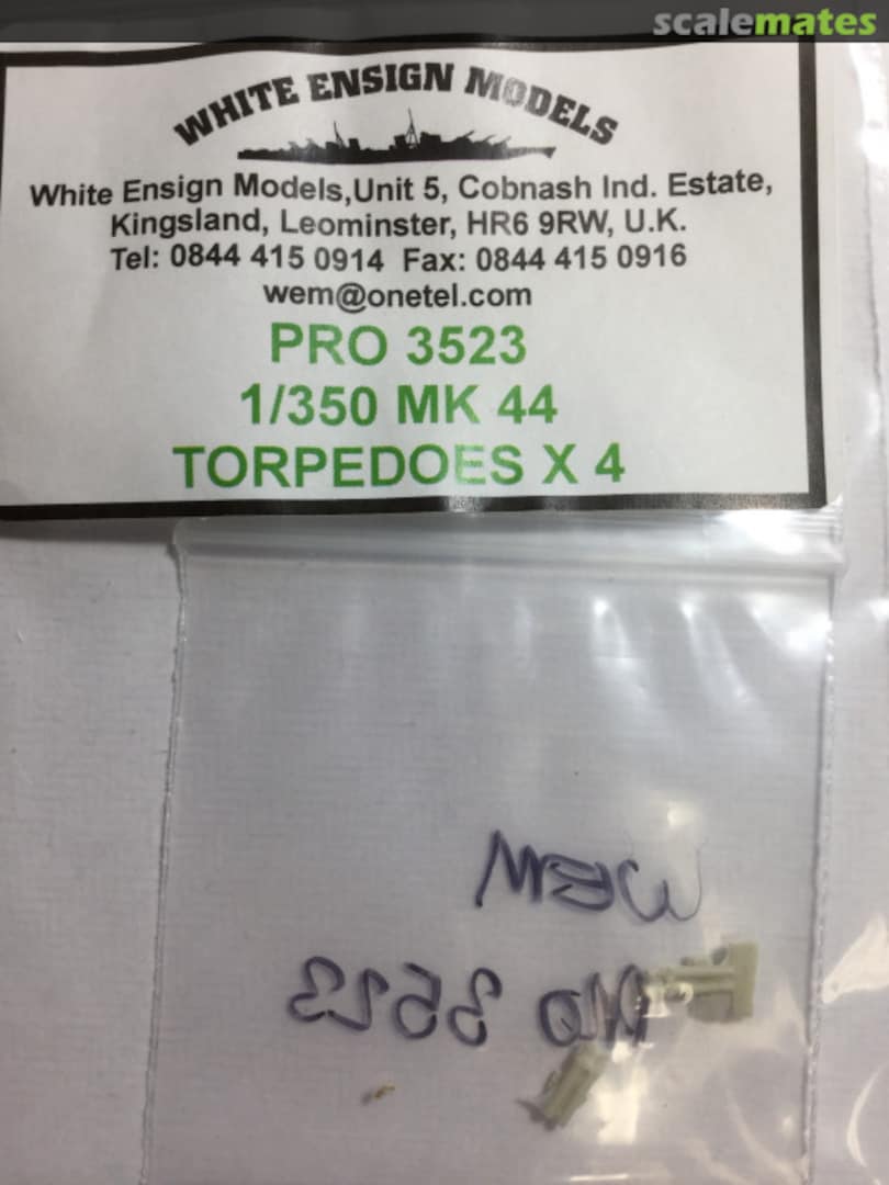 Boxart Mk 44 Torpedoes x 4 PRO 3523 White Ensign Models Boxart Mk 44 Torpedoes x 4 PRO 3523 White Ensign Models