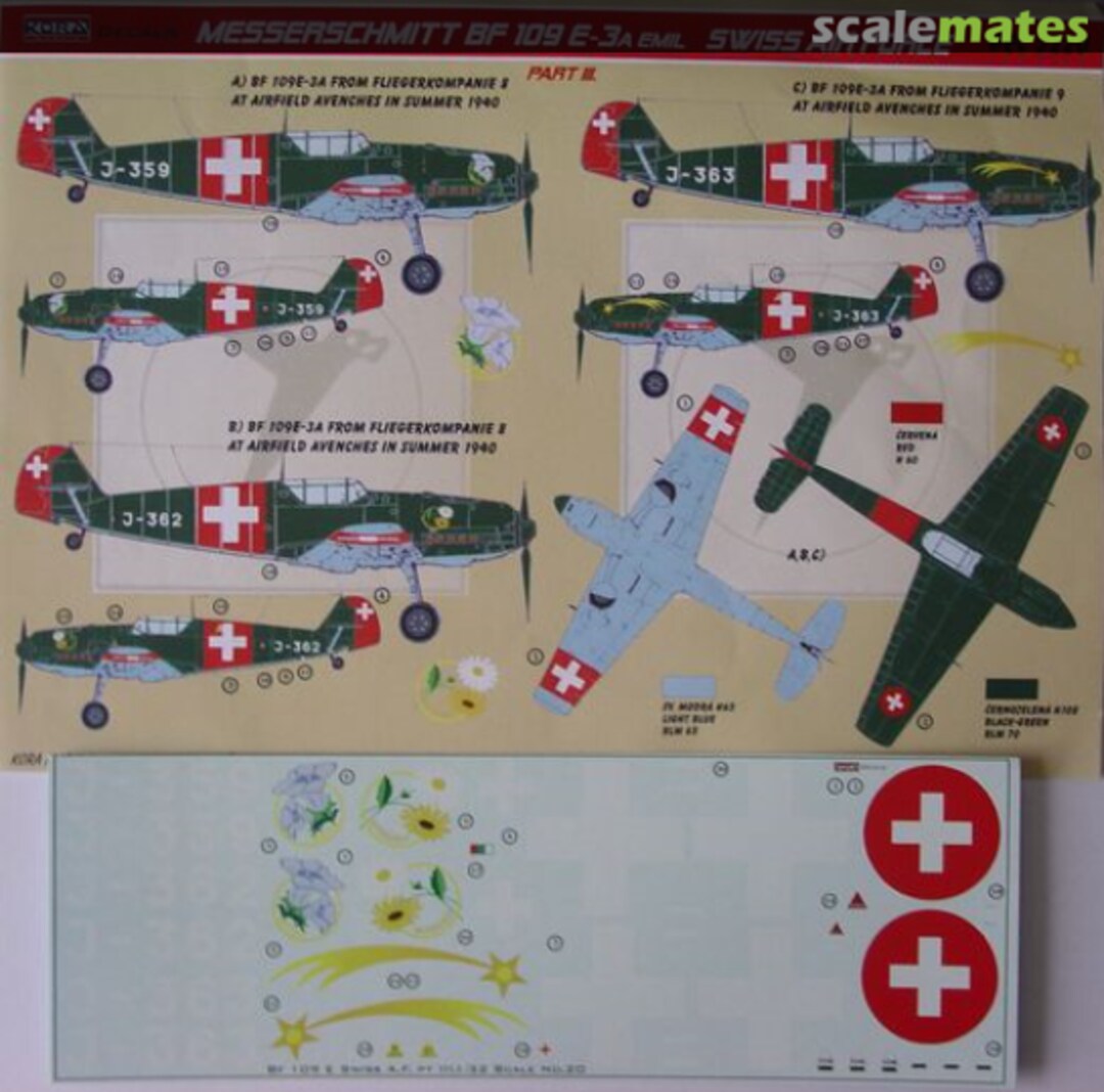 Boxart Messerschmitt Bf-109E-3a DEC3220 Kora Models Boxart Messerschmitt Bf-109E-3a DEC3220 Kora Models