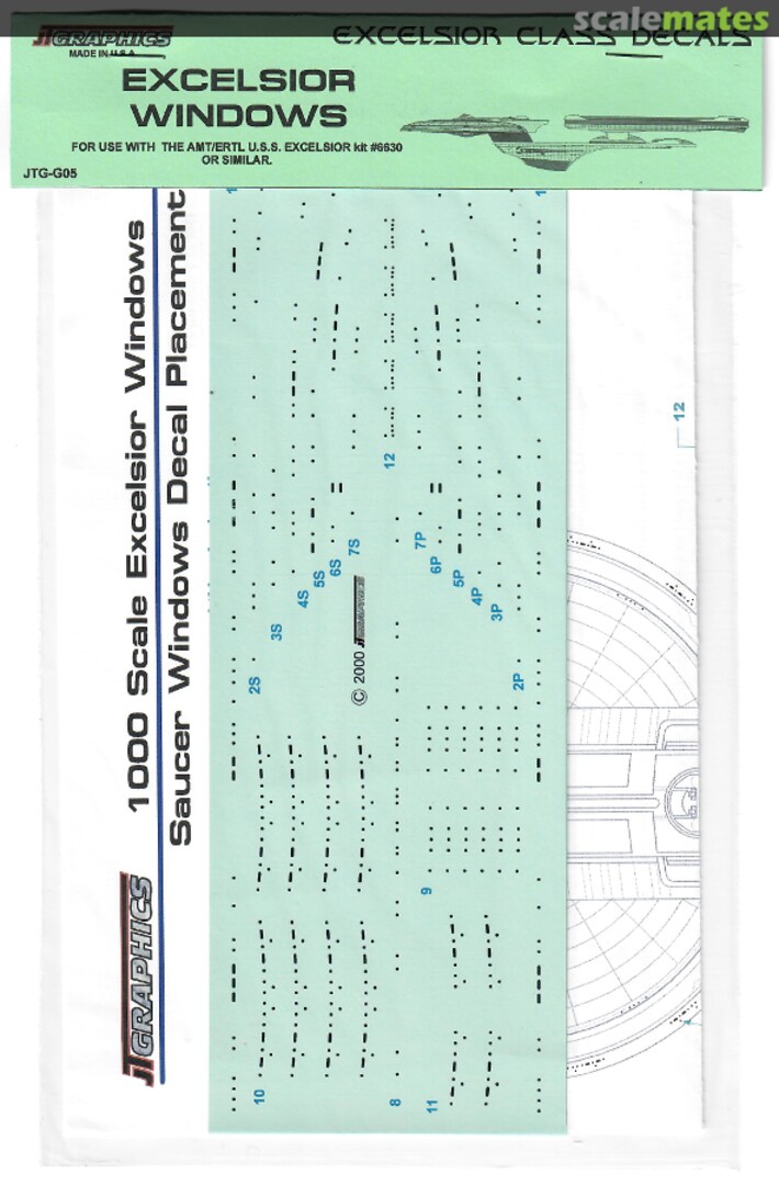 Boxart Excelsior Windows Decals JTG-G05 JT-Graphics