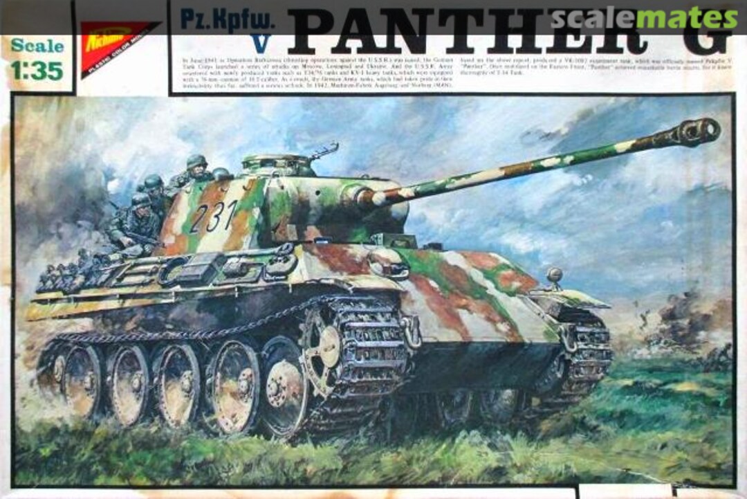 Boxart Pz.Kpfw. V Panther G NR-3505 Nichimo Boxart Pz.Kpfw. V Panther G NR-3505 Nichimo