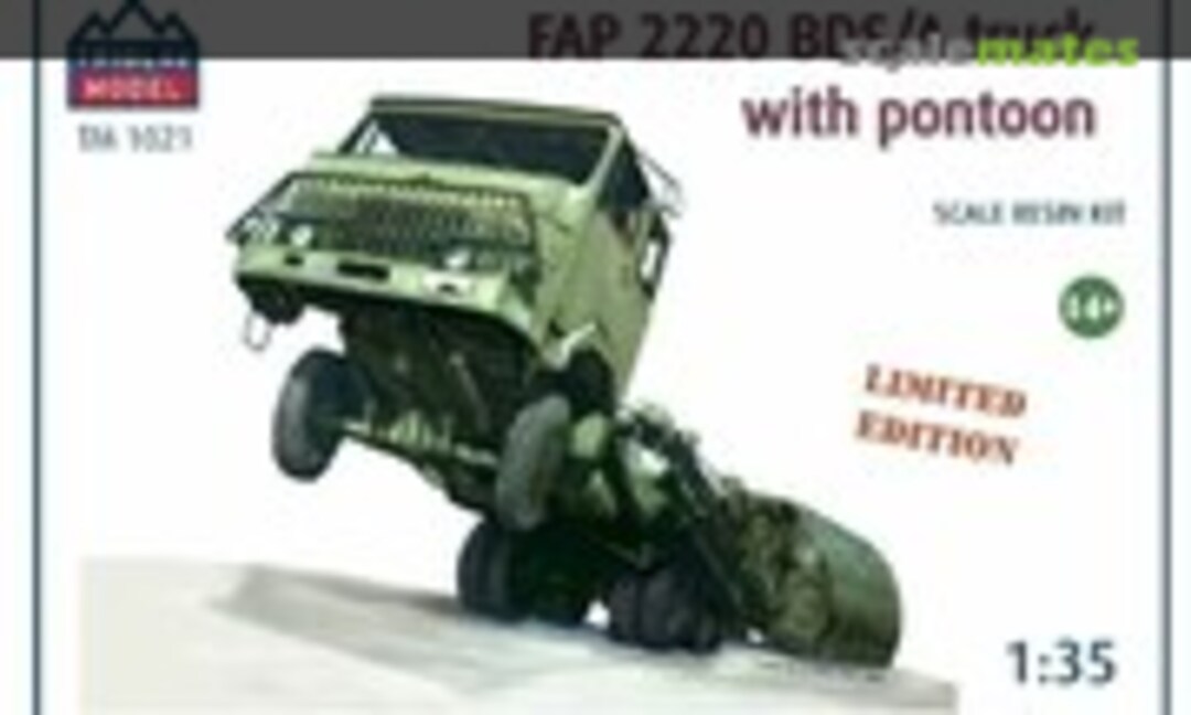 1:35 FAP 2220 BDS/A Truck w/Pontoon (Triglav model TM1021) TM1021