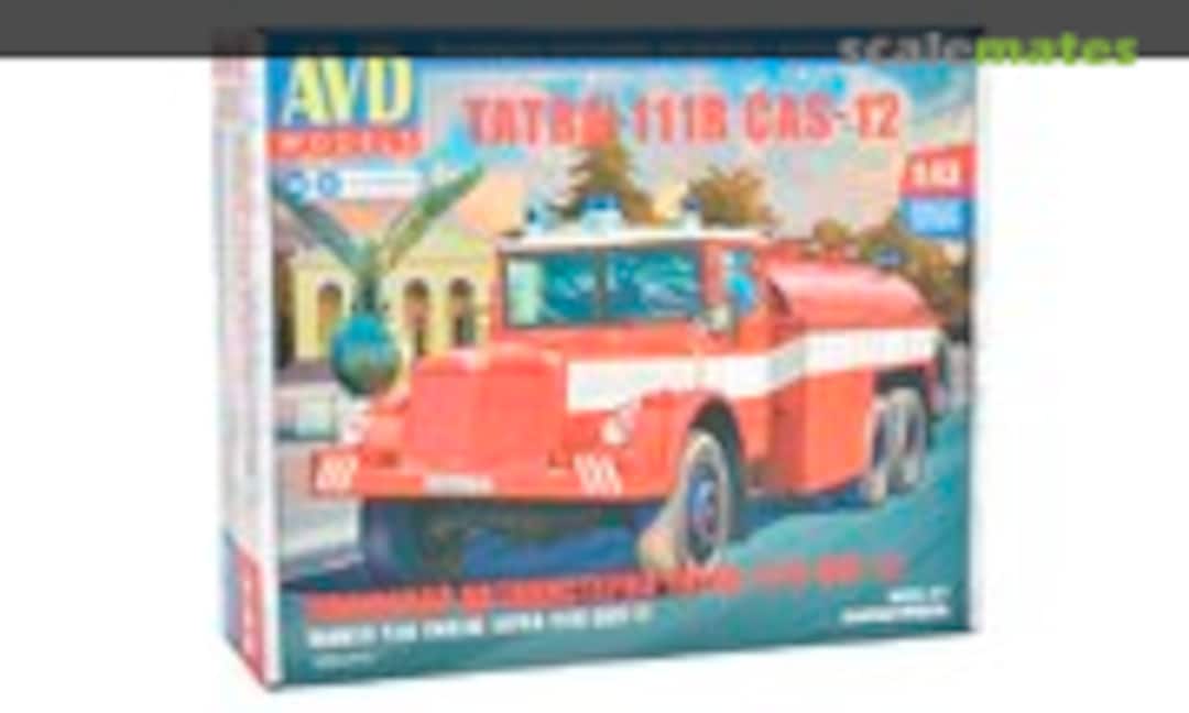 1:43 Fire Truck Tanker Tatra T-111R CAS-12 (AVD Models 1585AVD) 1585AVD