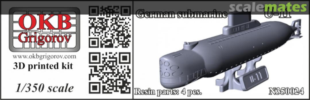 Boxart U-11 N350024 OKB Grigorov Boxart U-11 N350024 OKB Grigorov