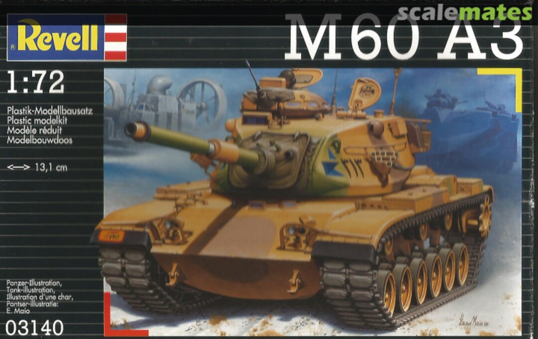 Boxart M60 A3 03140 Revell Boxart M60 A3 03140 Revell