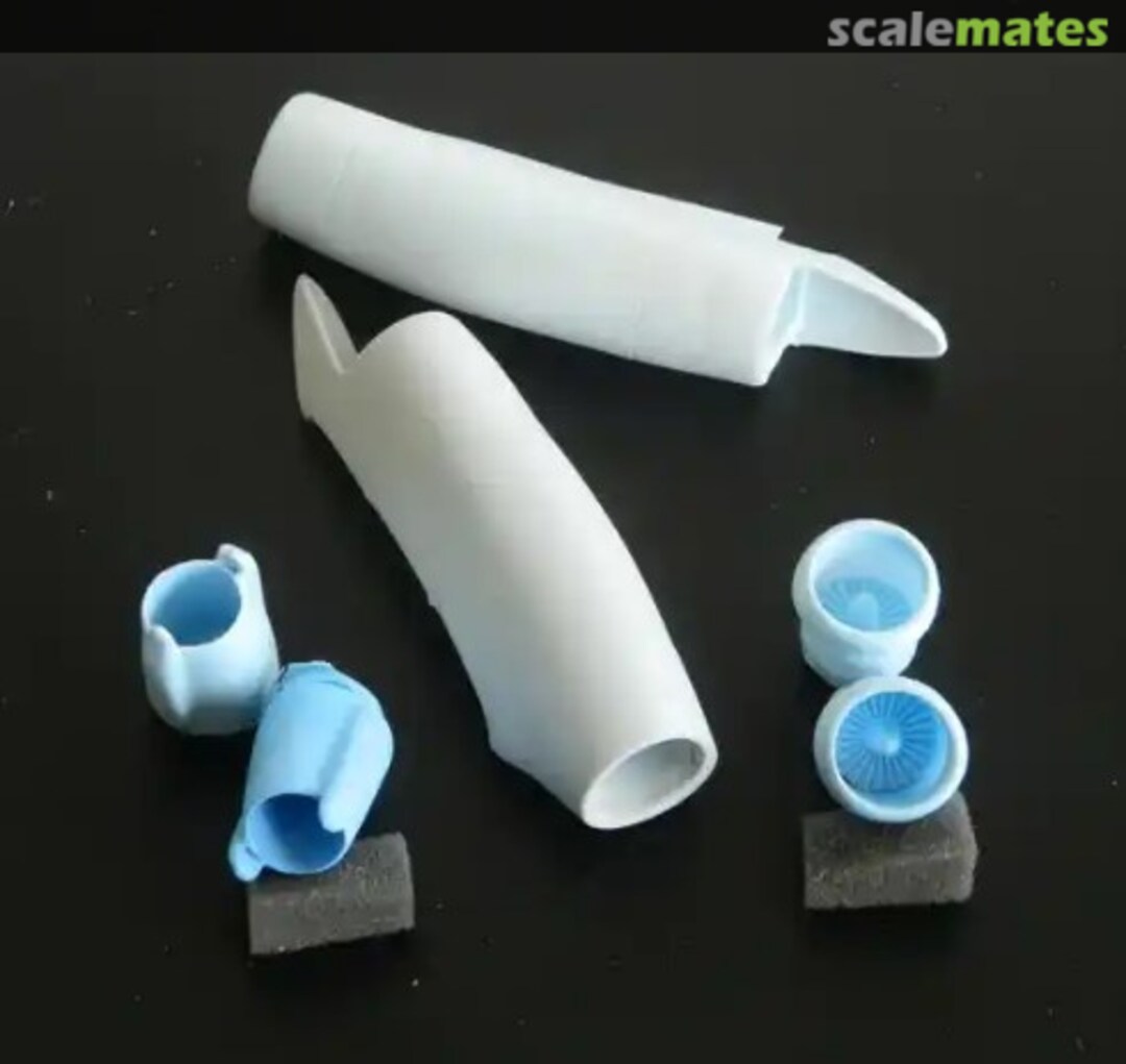 Boxart JT8D Engines for 737-200 737-72-Engines Contrails Models Boxart JT8D Engines for 737-200 737-72-Engines Contrails Models