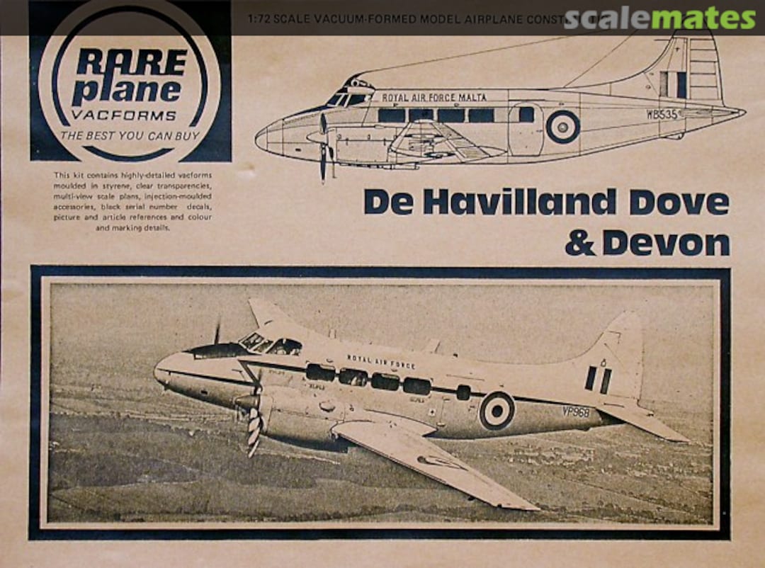 Boxart de Havilland Dove & Devon  RarePlane