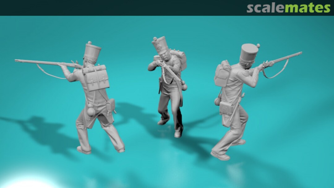 Boxart The War on the Iberian Peninsula - Napoleonic Fusilier - pose no. 3 99203609-35 EMP3d Boxart The War on the Iberian Peninsula - Napoleonic Fusilier - pose no. 3 99203609-35 EMP3d