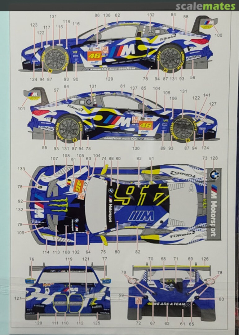 Boxart 1/24 BMW M4 GT3 HD04-0199 Hobby Design