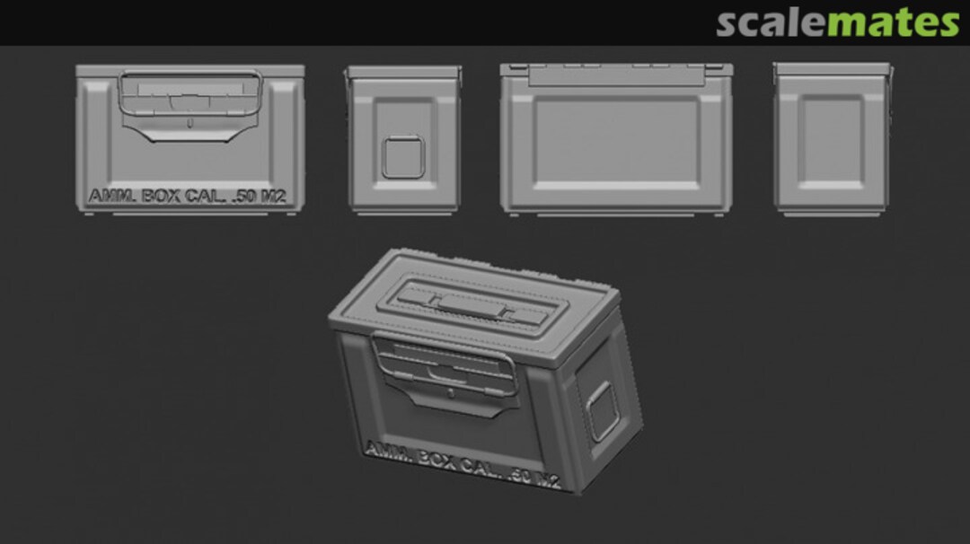 Boxart US Ammo Box Cal. .50 Browning M2 A008-48 Firma49 Boxart US Ammo Box Cal. .50 Browning M2 A008-48 Firma49