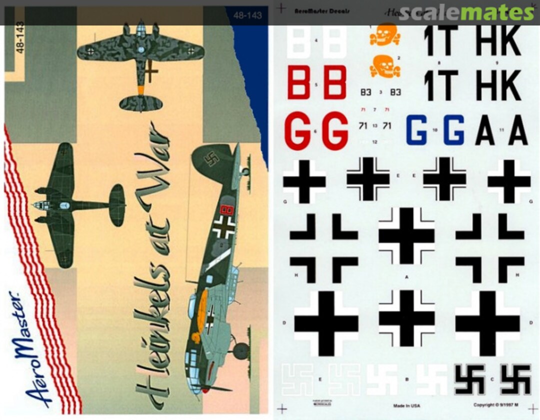 Boxart Heinkels at War 48-143 AeroMaster Boxart Heinkels at War 48-143 AeroMaster